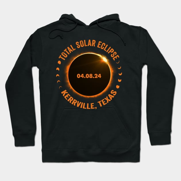 North America Solar Eclipse Watch Party Apparel Hoodie by Sky at night